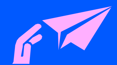 Icon of a paper plane