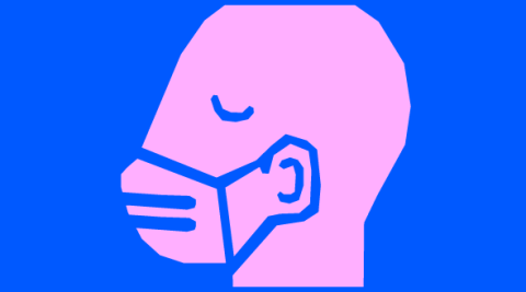 Icon of person wearing facemask